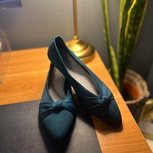 Rothy's Teal Women's Point Flats